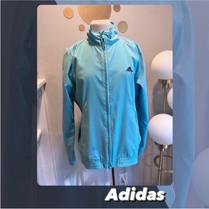 EUC Adidas Zip Front Windbreaker